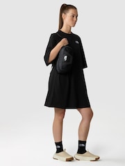 The North Face Black Dark The North Face Oversized Simple Dome 100% Cotton T-Shirt Dress - Image 2 of 3