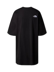 The North Face Black Dark The North Face Oversized Simple Dome 100% Cotton T-Shirt Dress - Image 5 of 5
