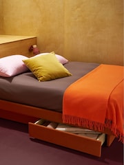 MADE.COM Orange Robyn Platform Storage Bed - Image 2 of 5