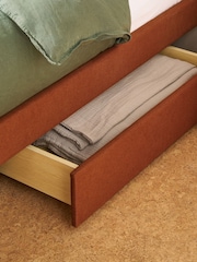 MADE.COM Orange Robyn Platform Storage Bed - Image 3 of 5