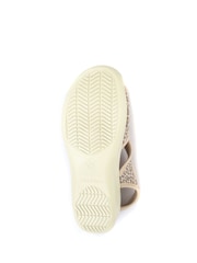 Pavers Wide Fit Leopard Print Pull-On Sandals - Image 6 of 6