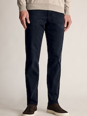 Brook Taverner Dark Blue Tailored Fit 5 Pocket Denim Jeans - Image 1 of 4