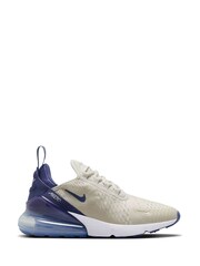 Nike Cream/Blue Air Max 270 Trainers - Image 1 of 10