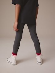 Charcoal Grey Regular Fit Leggings 3 Pack (3-16yrs) - Image 3 of 7