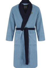 Lyle & Scott Blue Adrian Bathrobe - Image 1 of 3