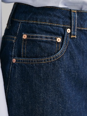 GANT Blue Slim Denim Pencil Midi Skirt - Image 4 of 5
