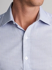 Brook Taverner Blue Check Cotton Shirt - Image 2 of 4