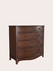 Laura Ashley Dark Broughton 2+3 Drawer Chest - Image 3 of 4