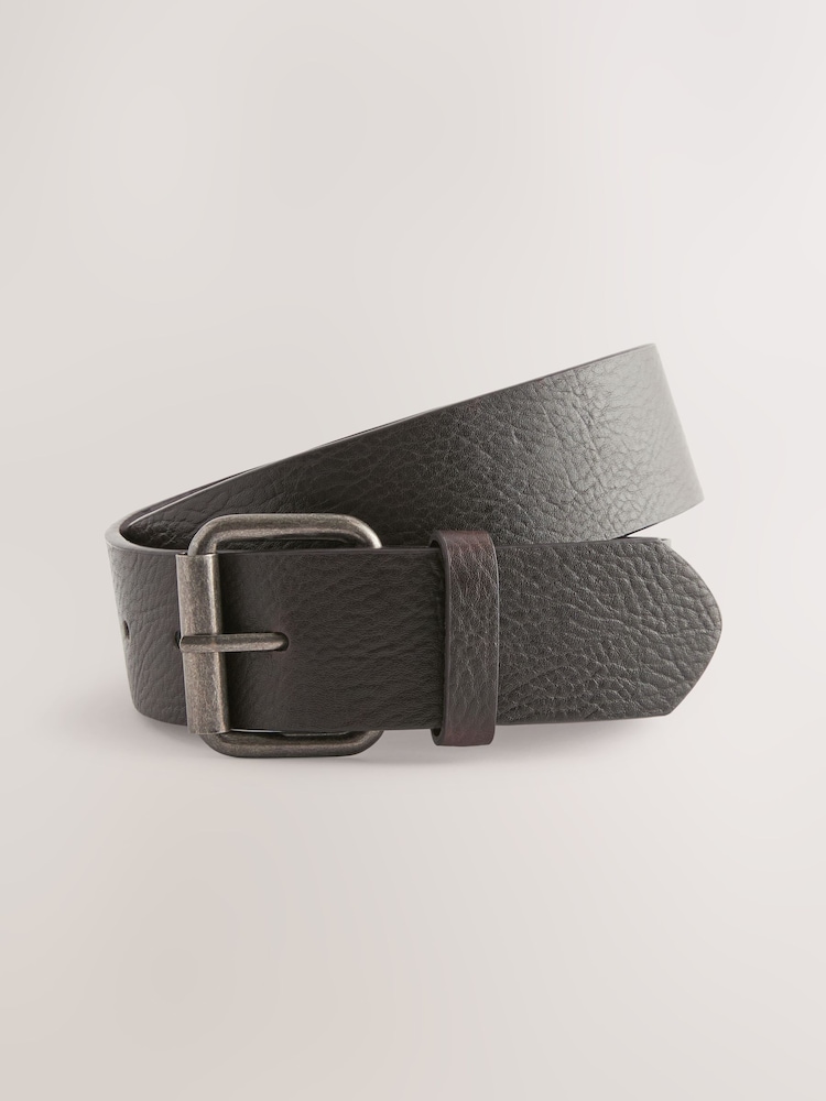 Dark Blue Straight Fit Belted Authentic Jeans - Image 10 of 10 Dark Blue Straight Fit Belted Authentic Jeans - Image 10 of 10