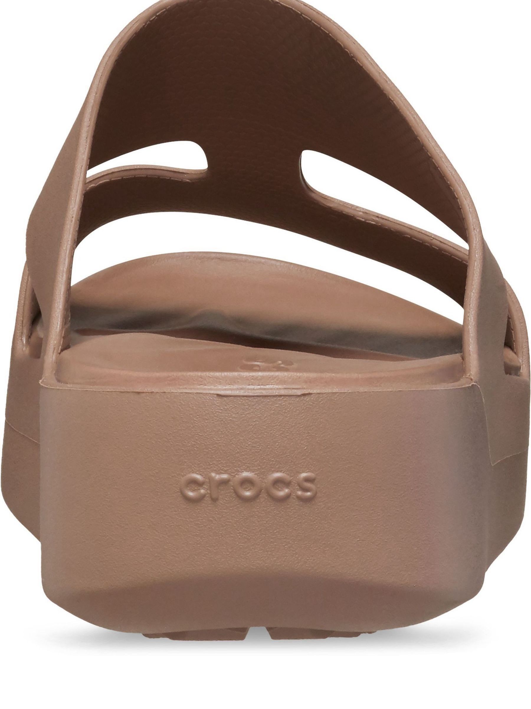 Crocs brown sandals best sale