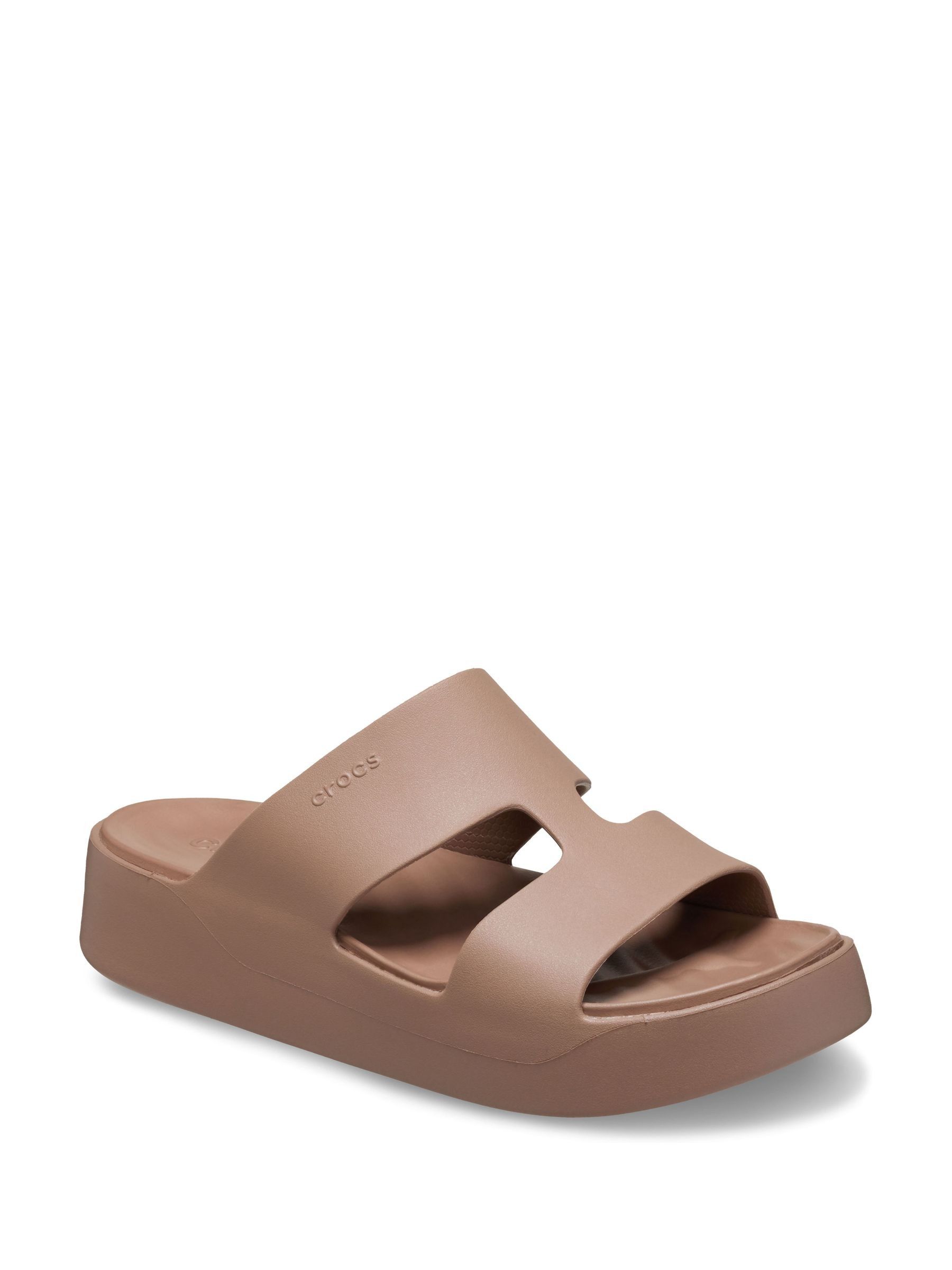 Crocs brown sandals best sale