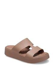 Crocs Brown Getaway Platform H-Strap Sandals - Image 7 of 7
