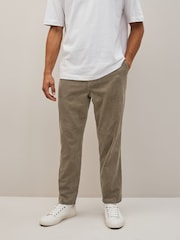 Stone Relaxed Fit Corduroy Trousers - Image 1 of 5