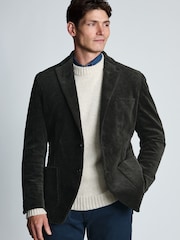 Brook Taverner Green Corduroy Stretch Cotton Jacket - Image 2 of 6