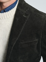 Brook Taverner Green Corduroy Stretch Cotton Jacket - Image 3 of 6