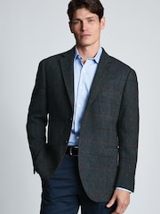 Brook Taverner Blue Harris Tweed® Check Jacket - Image 2 of 6