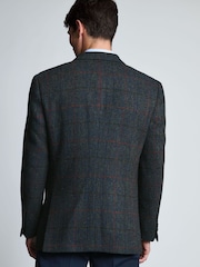 Brook Taverner Blue Harris Tweed® Check Jacket - Image 4 of 6