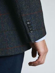 Brook Taverner Blue Harris Tweed® Check Jacket - Image 5 of 6