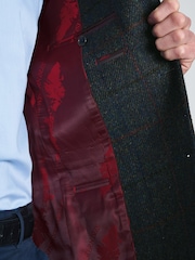 Brook Taverner Blue Harris Tweed® Check Jacket - Image 6 of 6