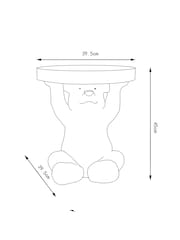 Natural Barnaby Bear Side Table - Image 4 of 6