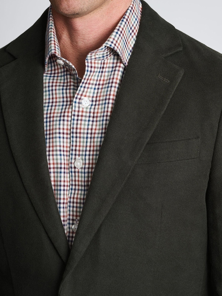Brook Taverner Green Brushed Cord Cotton Jacket - Image 2 of 5 Brook Taverner Green Brushed Cord Cotton Jacket - Image 2 of 5