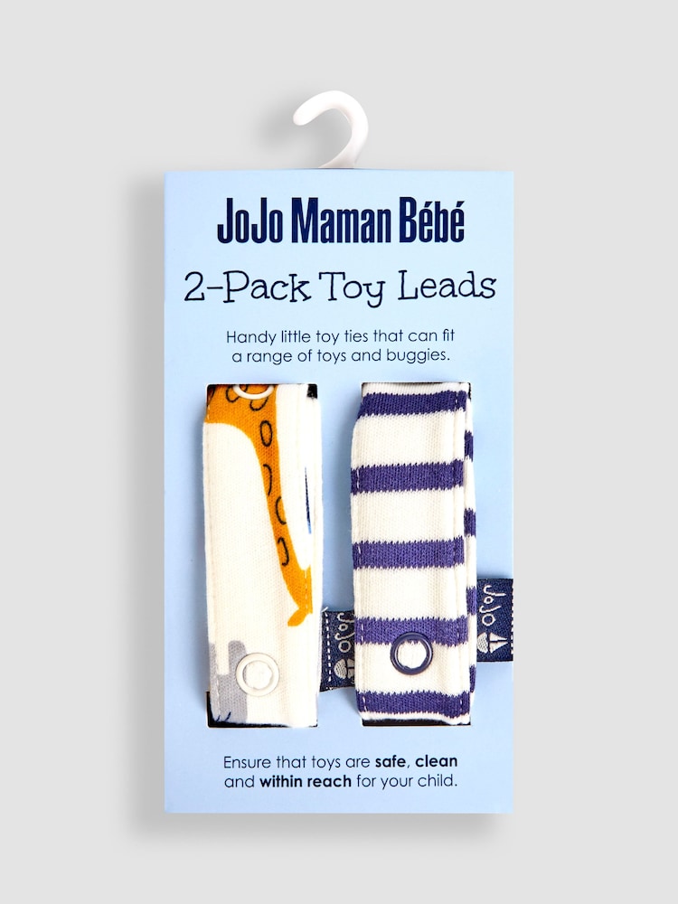 JoJo Maman Bébé Blue 2-Pack Toy Leads - Image 3 of 3
