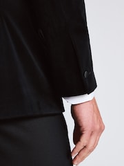 Brook Taverner Black Velvet Double Breasted Jacket - Image 5 of 8