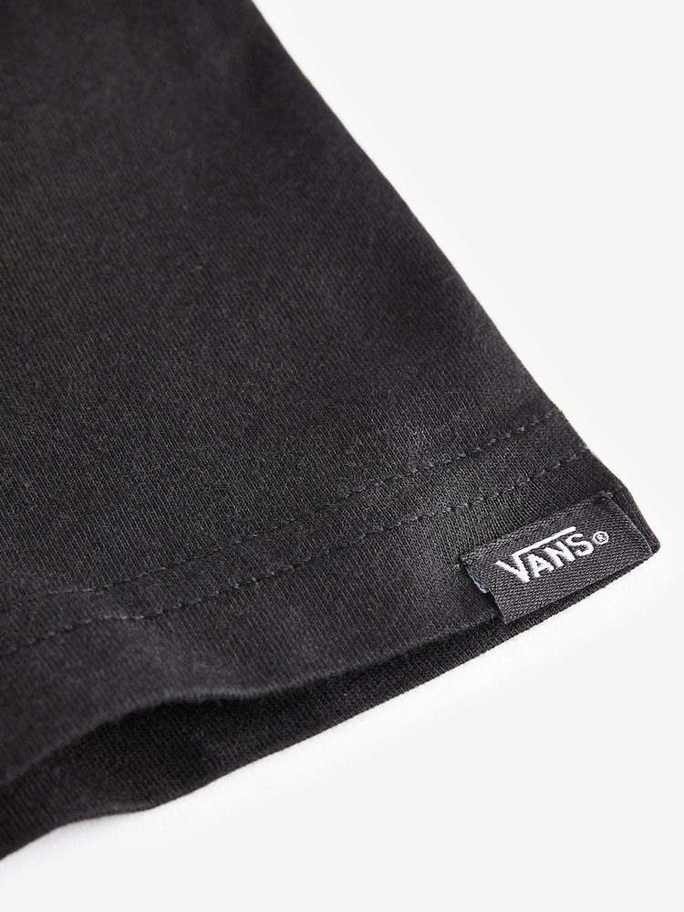 Negro/Blanco - Camiseta con logo de Vans - Imagen 4 de 4