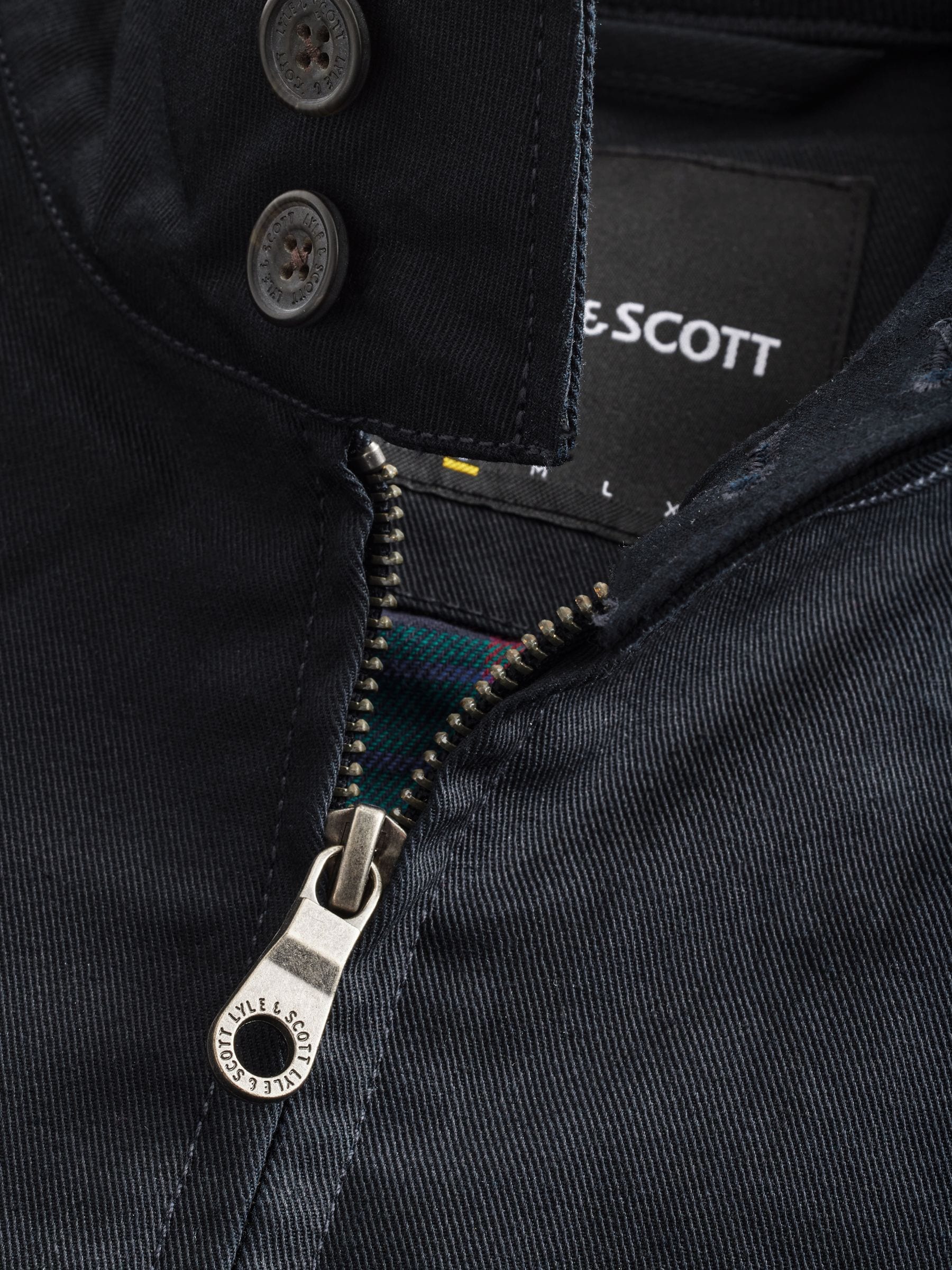 Buy Lyle Scott Navy Harrington Jacket from Next Ireland