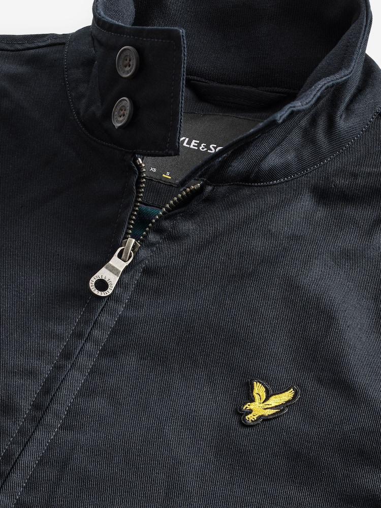 Lyle & Scott Navy Harrington Jacket - Image 8 of 10