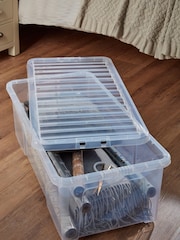 Wham Set of 2 Clear Crystal 62L Boxes - Image 2 of 2