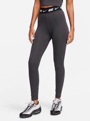 Nike Grey Sportswear Club High-Waisted Leggings - Image 1 of 5
