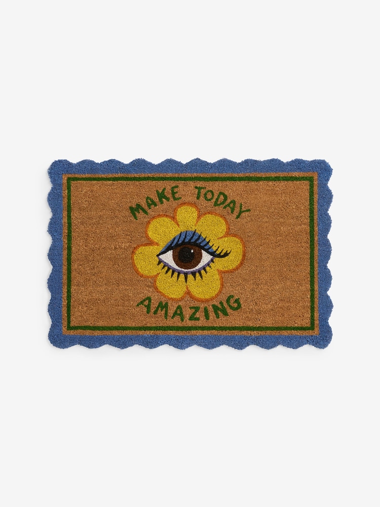 Eleanor Bowmer Multi Make Today Amazing Large Coir Doormat - Image 2 of 4