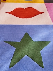 Eleanor Bowmer Multi Love Icons Wool Rug - Image 2 of 5