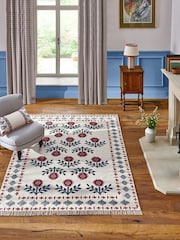 Joules Cream Attingham Floral Wool Klim Rug - Image 1 of 4