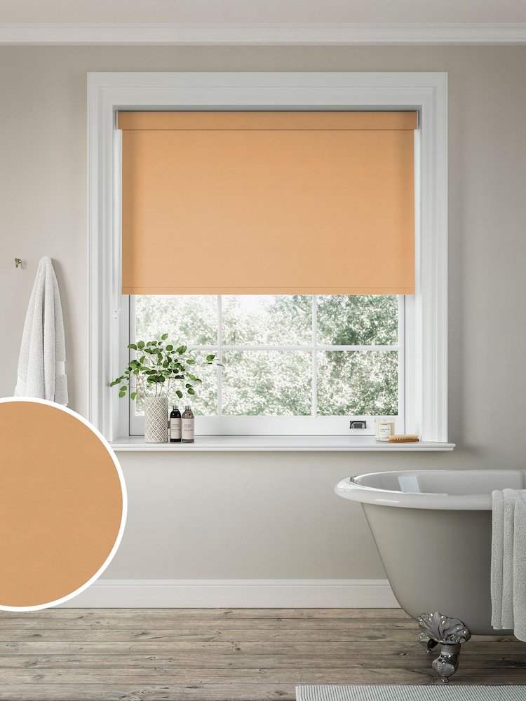 Tan Brown Glow Made to Measure Blackout Roller Blind - Image 1 of 6