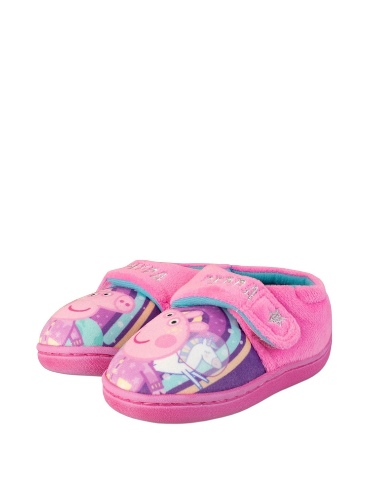 Character Pink Peppa Pig Slippers - Image 2 of 5