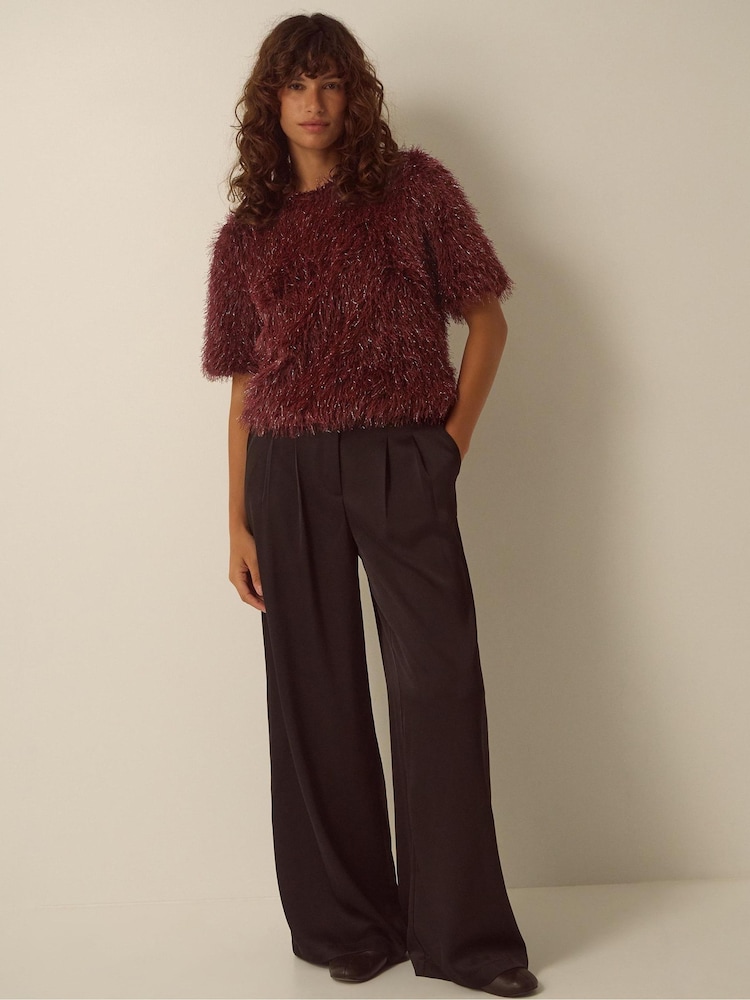 Monsoon Terri Short Sleeve Fringe Top - صورة 2 من 4 Monsoon Terri Short Sleeve Fringe Top - صورة 2 من 4