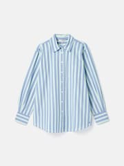 Joules Amilla Blue/White Cotton Shirt - Image 7 of 7