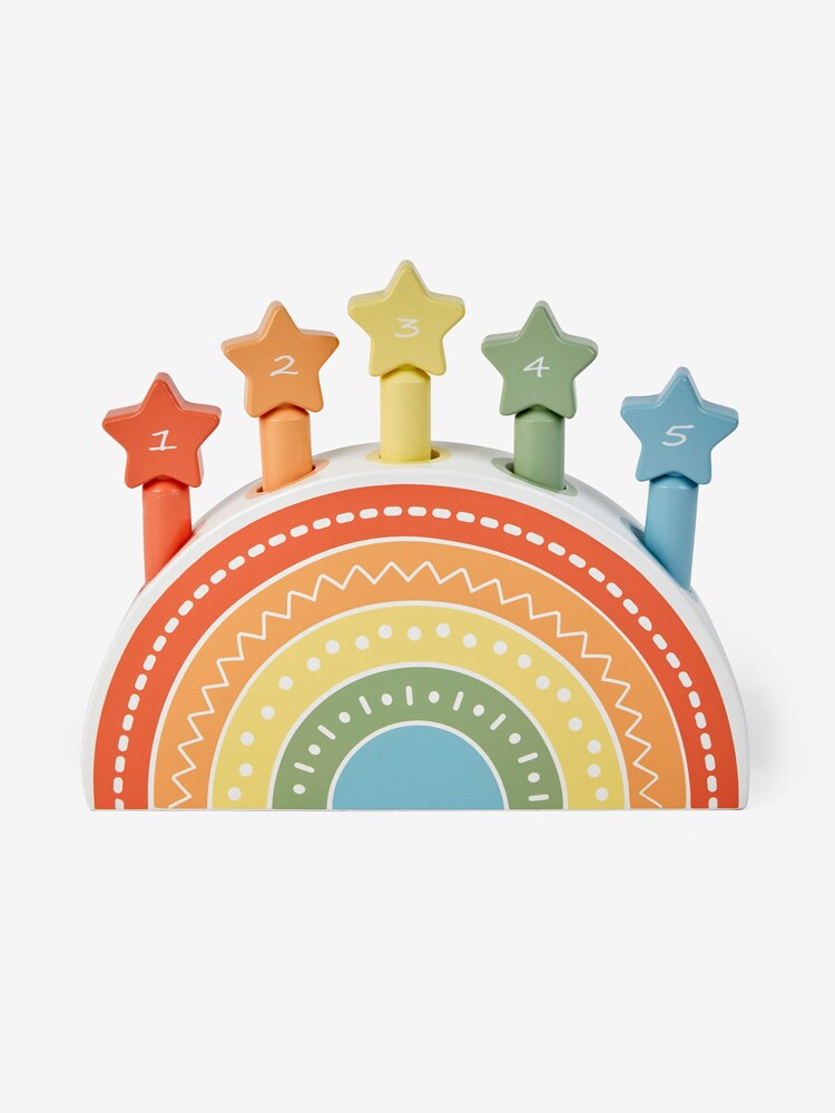 JoJo Maman Bébé Rainbow Pop Up Toy - Image 1 of 3