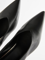 Black Forever Comfort® Metallic Heel Court Shoes - Image 3 of 5