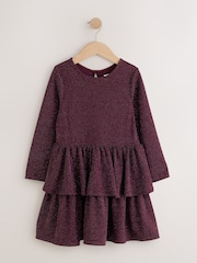 Burgundy Red Rara Dress (3-16yrs) - Image 1 of 4