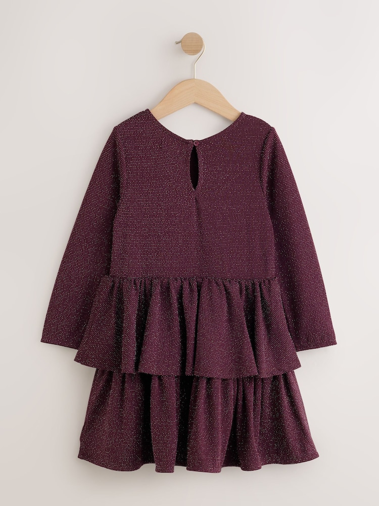 Burgundy Red Rara Dress (3-16yrs) - Image 2 of 4 Burgundy Red Rara Dress (3-16yrs) - Image 2 of 4