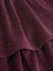 Burgundy Red Rara Dress (3-16yrs) - Image 3 of 4