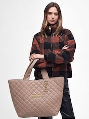 Barbour® International Battersea Quilted Logo Tote Bag - Image 1 of 8