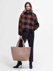 Barbour® International Battersea Quilted Logo Tote Bag - Image 2 of 8