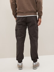 Charcoal Grey Slim Fit Stretch Utility Cargo Trousers - Image 4 of 12