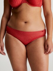 Calvin Klein Sheer Marquisette Lace Bikini Briefs - Image 3 of 6