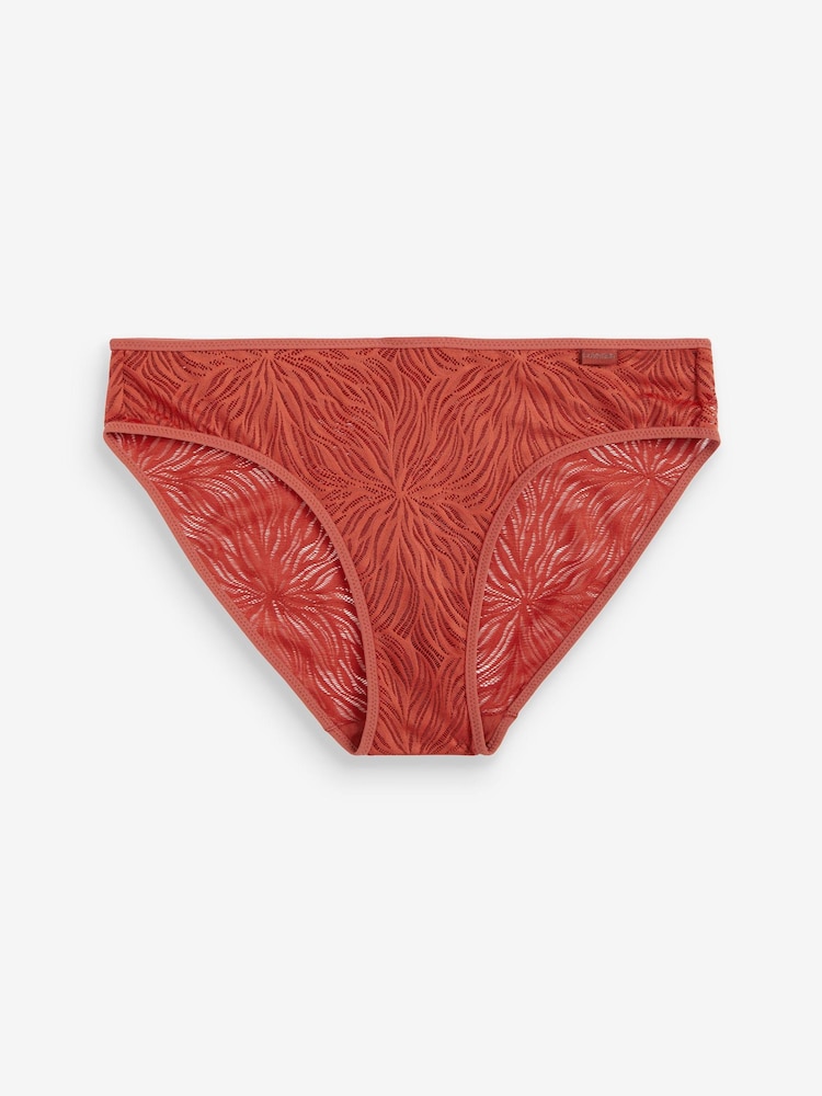 Calvin Klein Sheer Marquisette Lace Bikini Briefs - Image 6 of 6