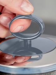 Tower Grey Solitaire Set of 3 Canisters - Image 3 of 4
